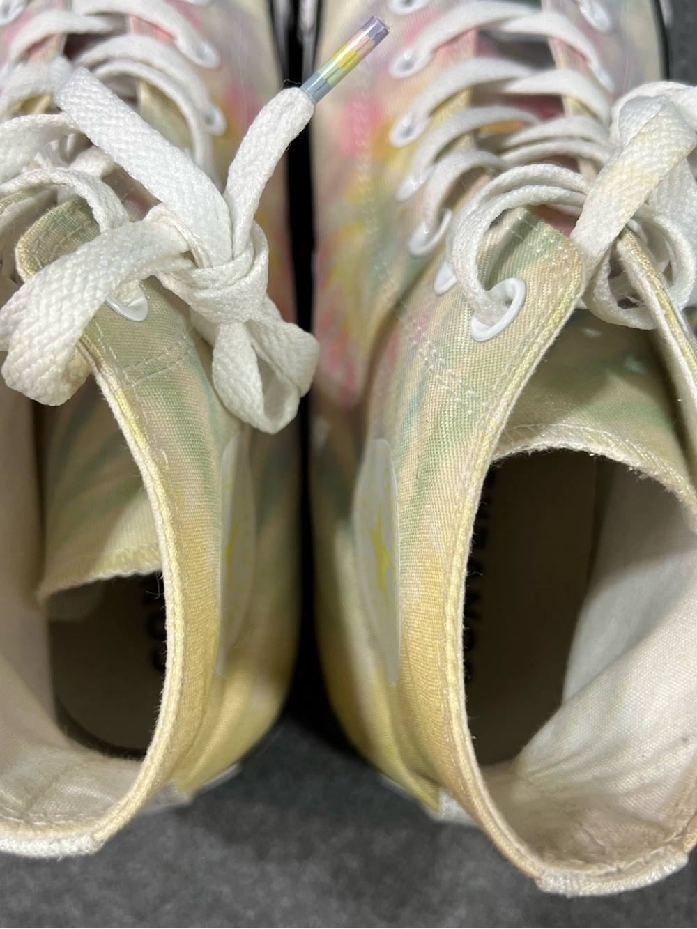 Converse Chuck Taylor All Star Hi Pastel Tie Dye Retro Sneaker 162150C Mens 9.5 - Picture 7 of 13